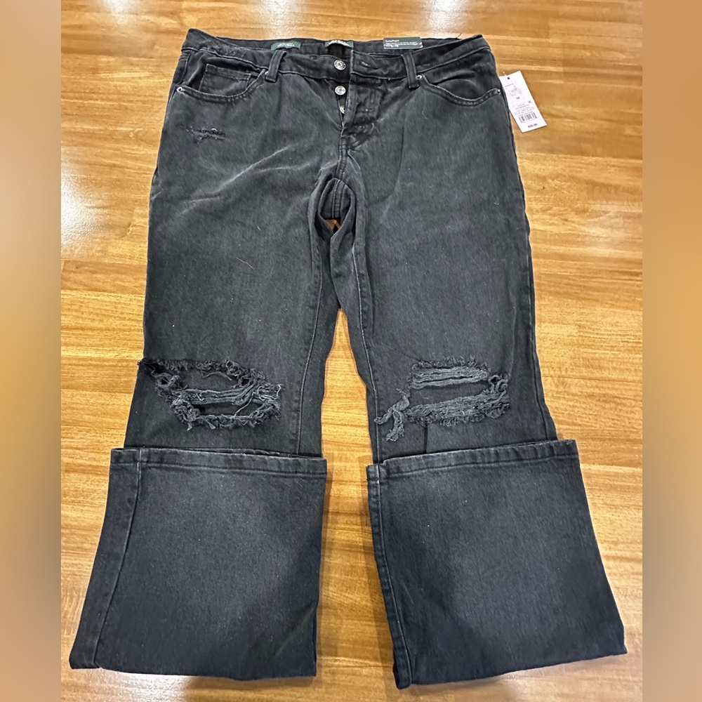 Wild Fable Black Flare Wide Leg Jeans